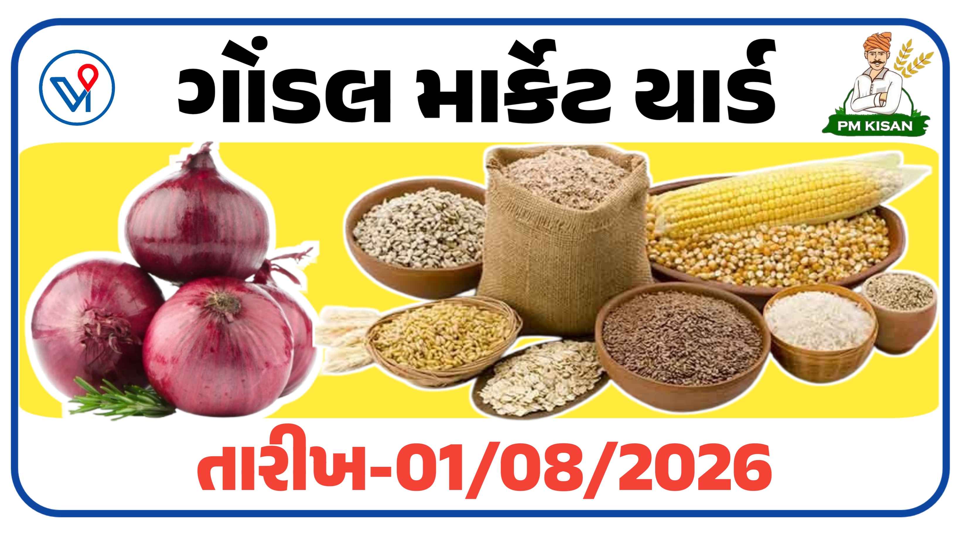 આજના ગોંડલ યાર્ડના બજાર ભાવ(1 ઓગસ્ટ 2026)| જાણો જીરું, મગફળી અને ડુંગળીનો બજાર ભાવ