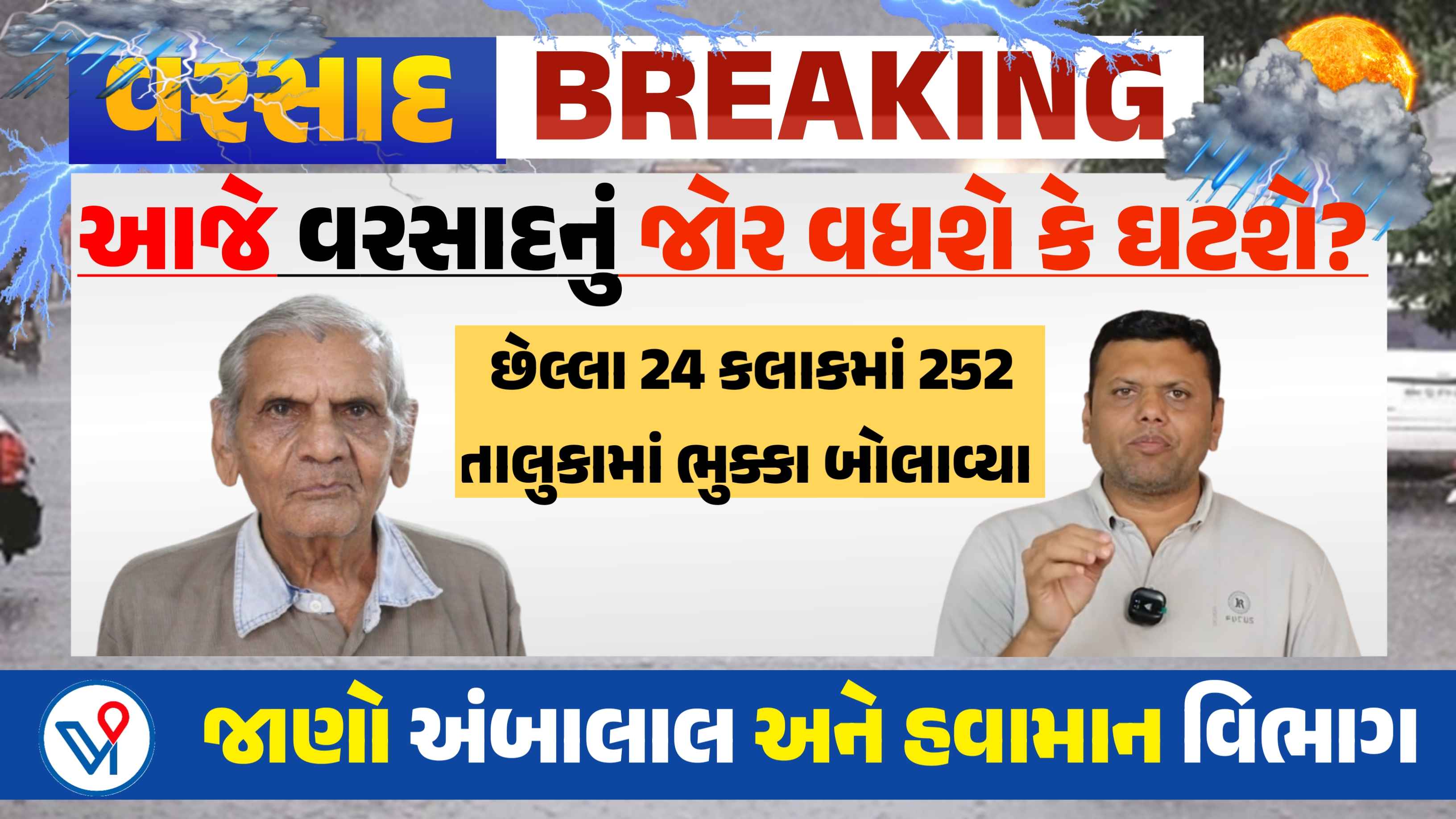 આજે 8 જિલ્લાઓમાં ભારે વરસાદની આગાહી, સોમવારથી વરસાદનું જોર ઘટશે